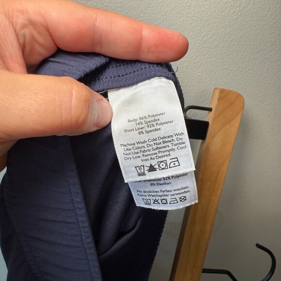 Eddie Bauer Women's Athletic Tennis Skort with Pockets Navy Blue Size X-Large - Picture 5 of 7